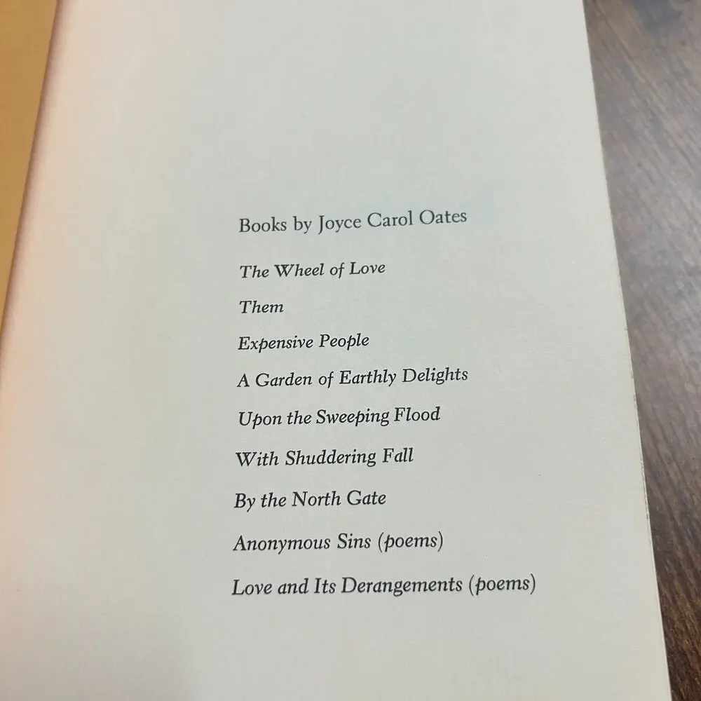 Wonderland by Joyce Carol Oates (1987, Hardcover)